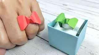 How to make Cute Ring - Bow - Valentine gifts