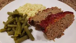 Meatloaf with Ketchup Topping