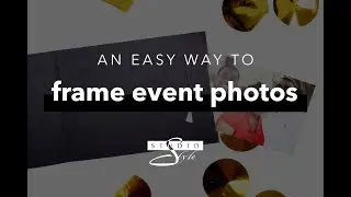 See how easy it is to use photo folders  to frame 4x6 prints | Studio Style