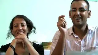 الشهيد الحسيني أبو ضيف في بيت الشهيد مينا دانيال
