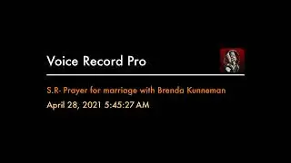 Prayer for marriage with Brenda Kunneman