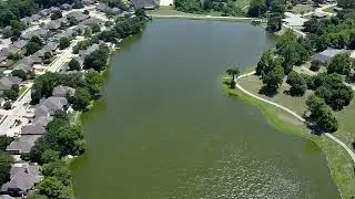 sand springs lake drone footage