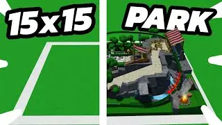 Building a Theme Park in a 15x15 AREA! | Theme Park Tycoon 2