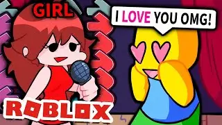 I Pretended To Be GIRLFRIEND In Roblox Friday Night Funkin