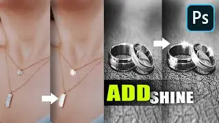Best trick to add shine on Jewelry in photoshop | Jewelry Retouching Tutorial
