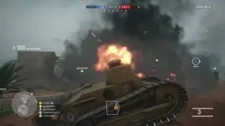 Battlefield 1 - TANK ACTION (UNCUT)