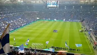 Veltins Arena Königsblauer S04 am 31.3.18 Schalke gegen Freiburg (2:0) Sieg!