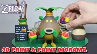 Making a Diorama of the Smoothie Shop from Zelda: Echoes of Wisdom