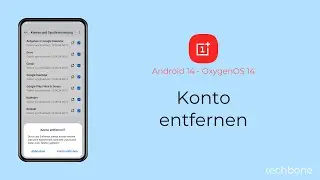 Konto entfernen - OnePlus [Android 14 - OxygenOS 14]