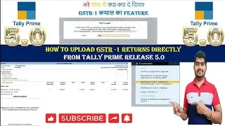 Upload GSTR-1 Quarterly Return Data Monthly from Tally Prime Release 5.0 Part 2