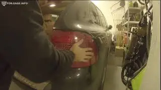 Porsche Cayenne Как снять заднюю фару
