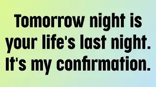 🌈God message today | Emergency message from Angel. Tomorrow night is your life's last night...|🙏
