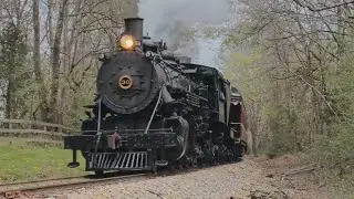 [4K] Texas State Railroad Steam Train