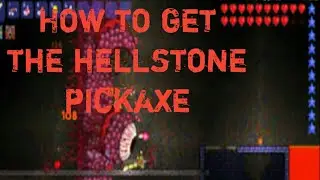 How to craft the hellstone pickaxe