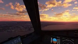 A320Neo Evening Approach & ILS Landing Edinburgh EGPH - Microsoft Flight Simulator