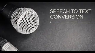 HTML CSS JavaScript Project 22:Speech to Text Converter