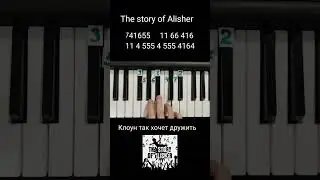 The story of Alisher diss Oxxxymiron Morgenshtern on piano 🎹 tutorial