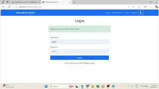 Simple registration system