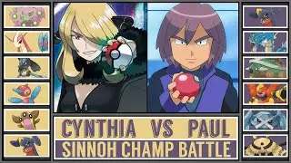 Sinnoh Champ Battle: CYNTHIA vs PAUL