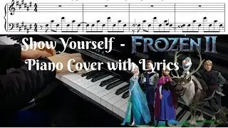 Show Yourself - Frozen 2 OST Piano Sheet Music Cover + Lyrics