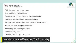 The Pink Elephant -- Cherry Poppin Daddies - Lyrics