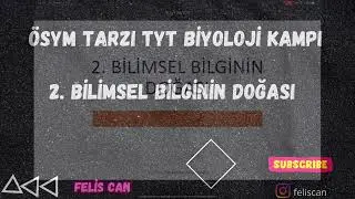 2)ACİL BİYOLOJİ LAZIM- BİLİMSEL BİLGİNİN DOĞASI- #tytbiyoloji - 9.SINIF- #yks2024