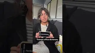 Therapy office dictionary