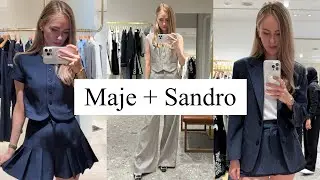 Fall Fashion Try-On Haul | New Maje & Sandro Collection 2025