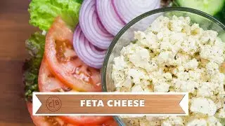 Make CHEESY Vegan Feta in Under 5mins! // Simple and Quick