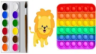 How to draw a Pop it step by step/pop it drawing easy/Pop it drawing/learn to draw pop it.