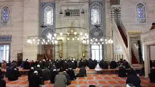 Süleymaniye Camii Cuma namazı ardından aşr-ı şerif  Okuyan Ayhan MANSIZ Tevbe Sûresi 111 ve 112.ayet