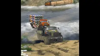 EXTREME RIVERS ARE HARD FOR TRUCK LOADS TO PASS
