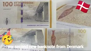 my second new banknote from Denmark 🥳🥳