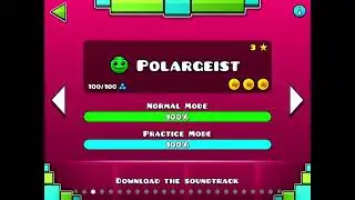Polargeist 100% 3 coins | Geometry Dash