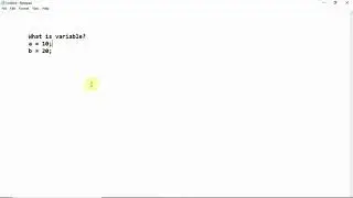 What is variable in programming language?