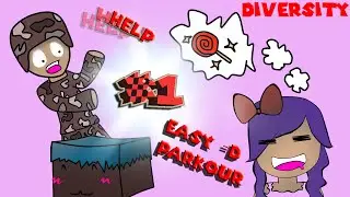 DIVERSITY| Паркур+Любой подписчик!!!| Chips и Ириска пытаются найти розовую шерсть...