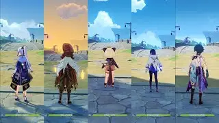 Who is the fastest character? - Genshin Impact Drag Race 2022