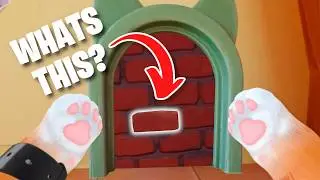 CRAZY Cat Finds More SECRETS In The SECRET ROOM - I Am Cat VR Full Game