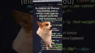Tá feio mas tá funcionando 🤷‍♂️☝️🤓 #shorts #programador #code #developer
