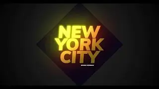 After Effects Tutorial - Light Text Animation in After Effects - No Third Party Plugin