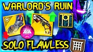Buffed DMT Go Hard ! Solo Flawless Warlord's Ruin - Prismatic Warlock - Destiny 2