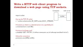 2. HTTP Webclient program to download a web page using TCP sockets in Python -