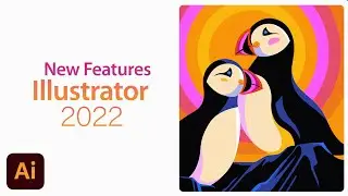 Illustrator 2022 New Features Including the new 3D panel, materials & lighting