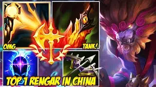 WILD RIFT CHINA TOP 1 RENGAR - RENGAR ONE-SHOTS FROM INVISIBILITY 💀