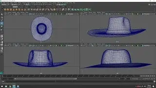 Maya modeling Tutorial:How to create a Hat in less than 5 minutes