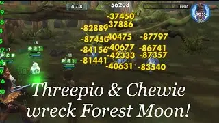 Forest Moon T2 - Droids w/Threepio & Chewie!