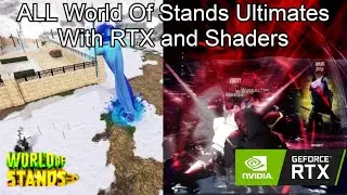 All World Of Stands Ultimates with RTX/Shaders