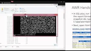 Oracle Automatic Workload Repository AWR And Active Session History ASH Tutorial 2