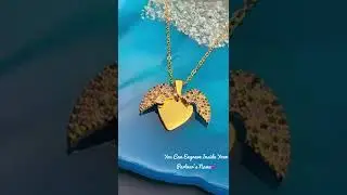 Angle Wings Heart Love Multi Color Pendant Chain Women