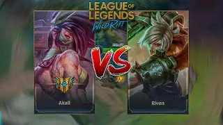 AKALI MID VS RIVEN?!! | ENEMY SURENDER? | DON'T PLAY PLAY BOSS!! - WILD RIFT